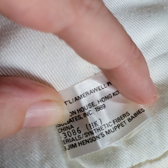 1989 Jim Henson Muppet Babies Huggable Doll BABY FOZZIE - Picture 4 of 4